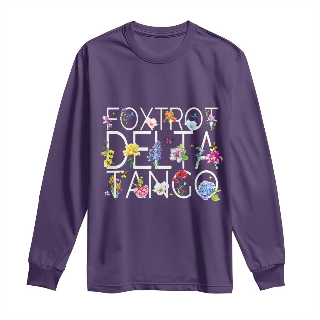 Subtle FDT Floral Long Sleeve Shirt Foxtrot Delta Tango Flower Resist