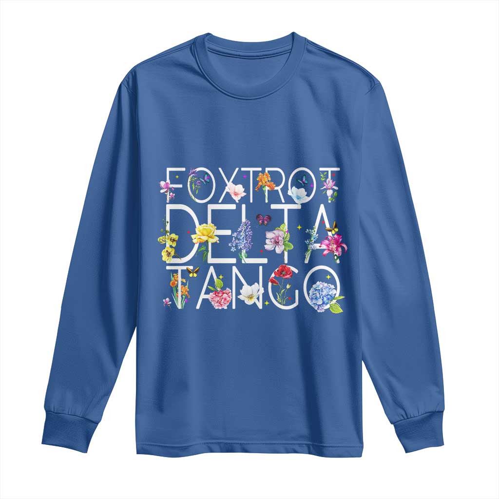 Subtle FDT Floral Long Sleeve Shirt Foxtrot Delta Tango Flower Resist