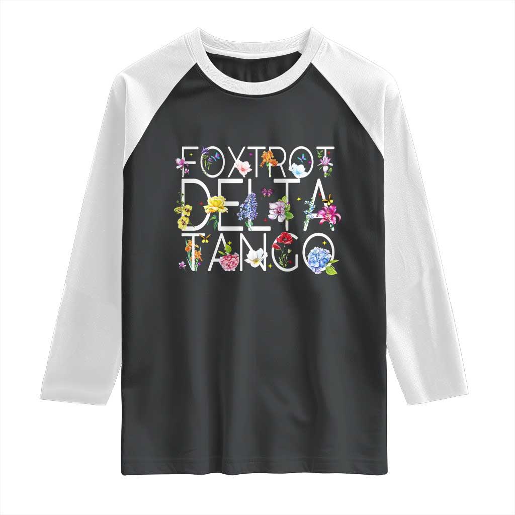 Subtle FDT Floral Raglan Shirt Foxtrot Delta Tango Flower Resist