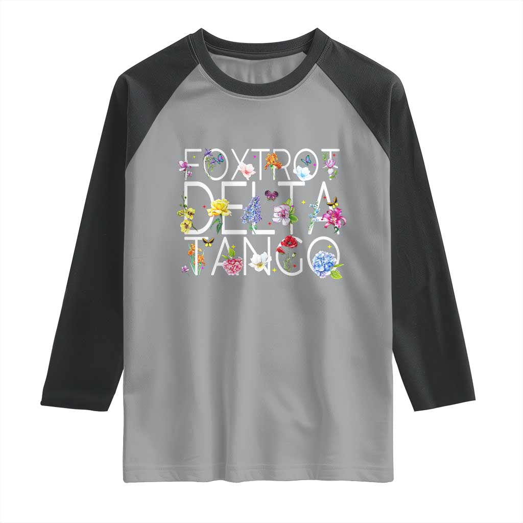 Subtle FDT Floral Raglan Shirt Foxtrot Delta Tango Flower Resist