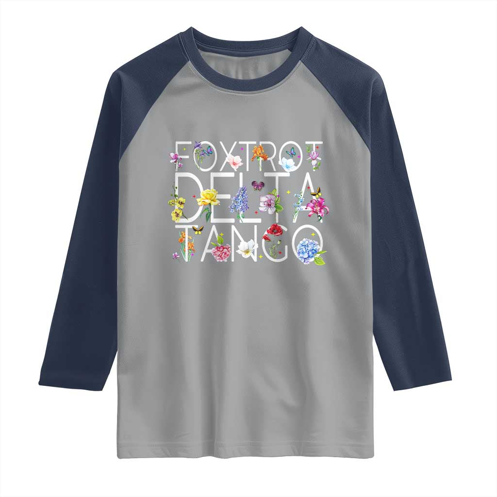 Subtle FDT Floral Raglan Shirt Foxtrot Delta Tango Flower Resist