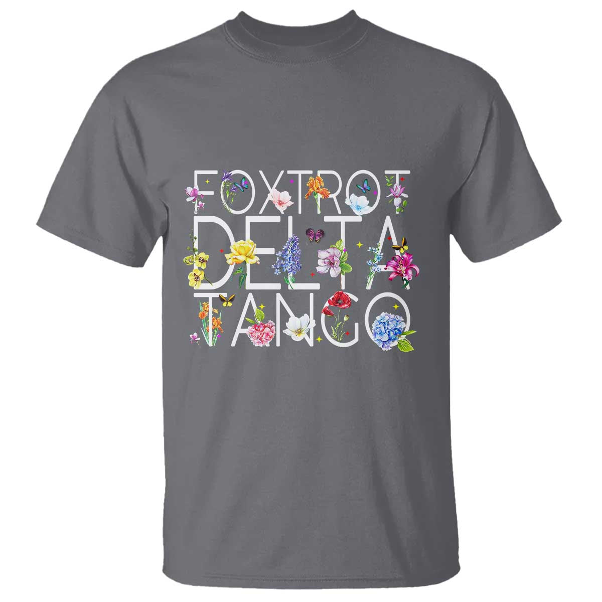 Subtle FDT Floral T Shirt Foxtrot Delta Tango Flower Resist