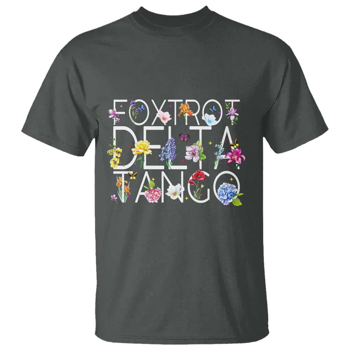 Subtle FDT Floral T Shirt Foxtrot Delta Tango Flower Resist