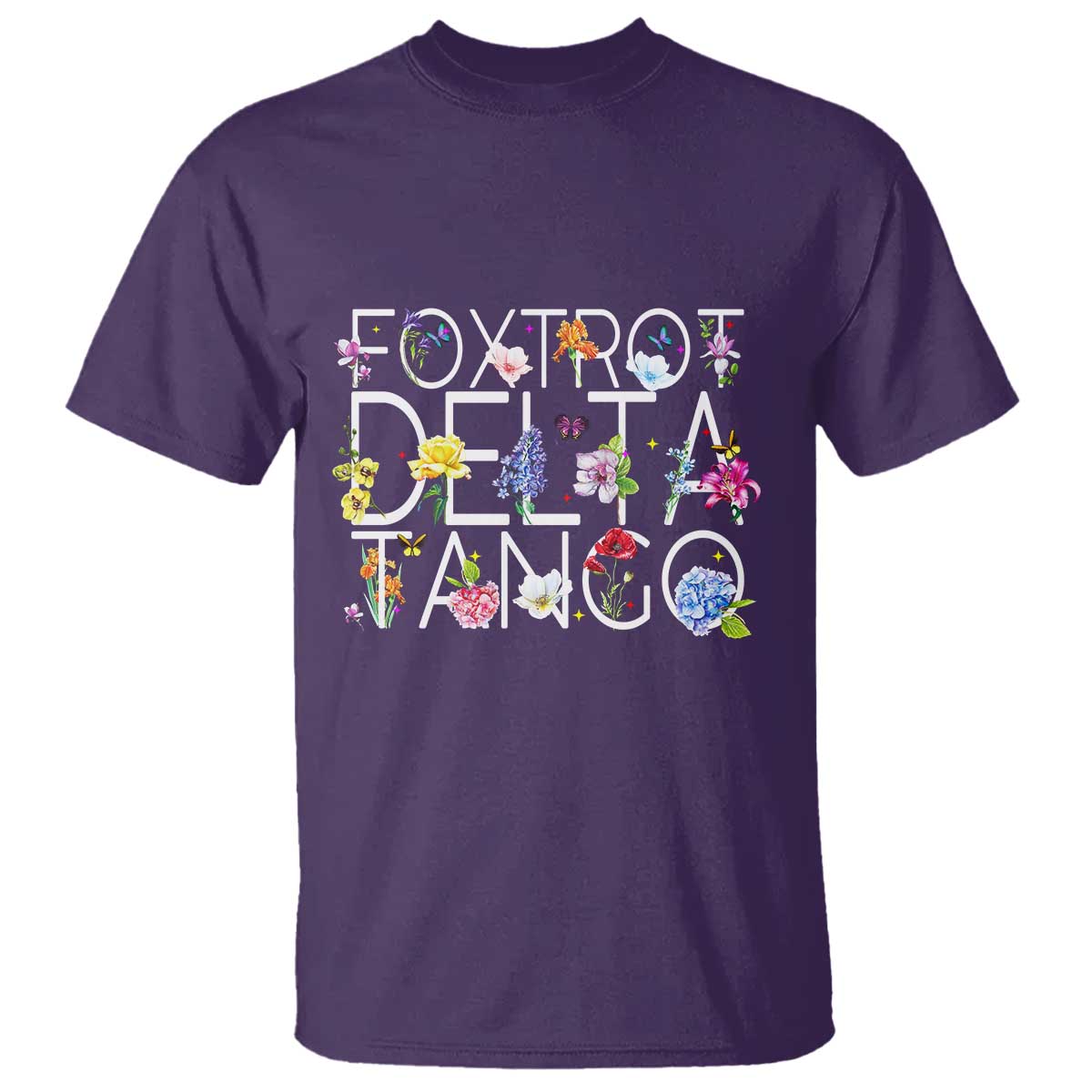 Subtle FDT Floral T Shirt Foxtrot Delta Tango Flower Resist