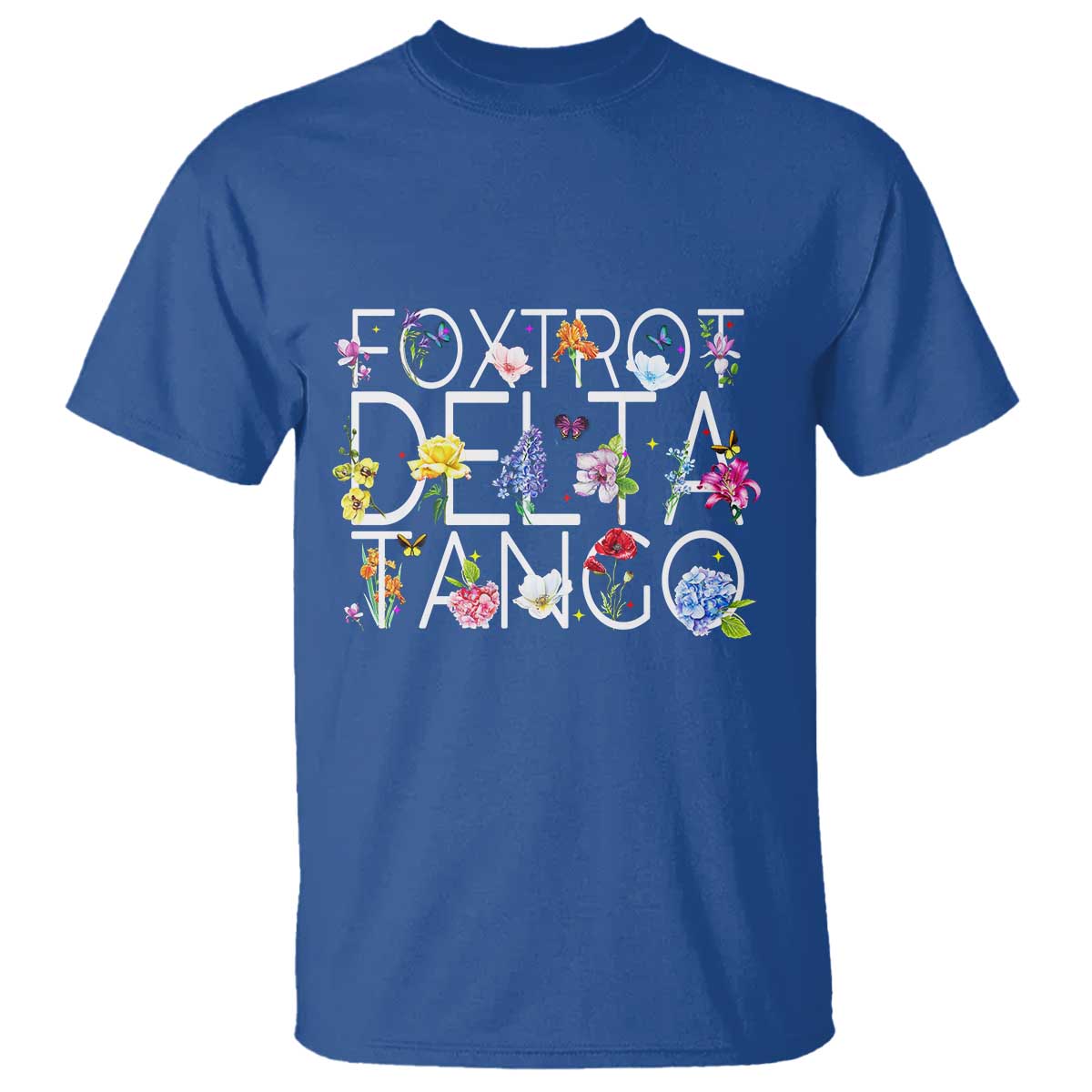 Subtle FDT Floral T Shirt Foxtrot Delta Tango Flower Resist