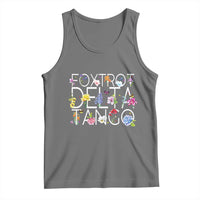 Subtle FDT Floral Tank Top Foxtrot Delta Tango Flower Resist
