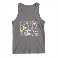 Subtle FDT Floral Tank Top Foxtrot Delta Tango Flower Resist