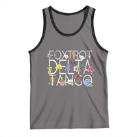 Subtle FDT Floral Tank Top Foxtrot Delta Tango Flower Resist