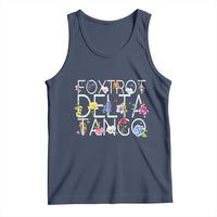 Subtle FDT Floral Tank Top Foxtrot Delta Tango Flower Resist