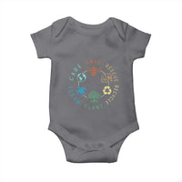 Earth Day Environment Baby Onesie Save Bees Rescue Animals Recycle Plastic