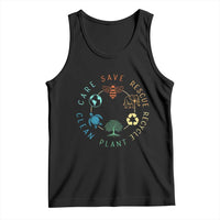 Earth Day Environment Tank Top Save Bees Rescue Animals Recycle Plastic