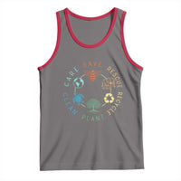 Earth Day Environment Tank Top Save Bees Rescue Animals Recycle Plastic