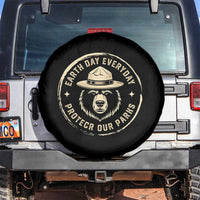 Earth Day Protect Our Parks Spare Tire Cover Vintage Retro Bear