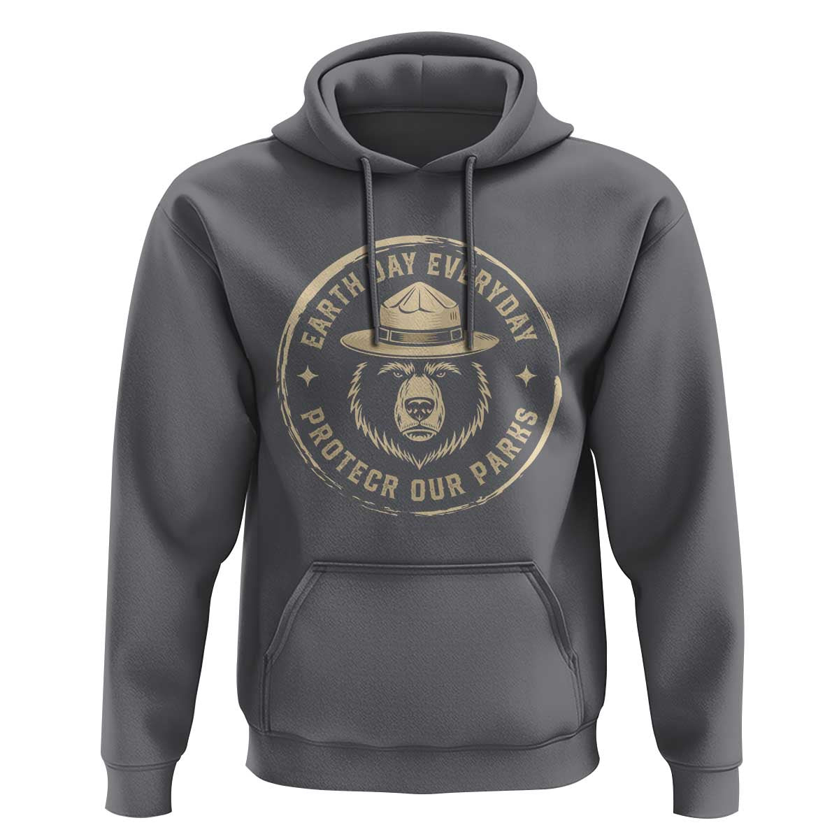 Earth Day Protect Our Parks Hoodie Vintage Retro Bear