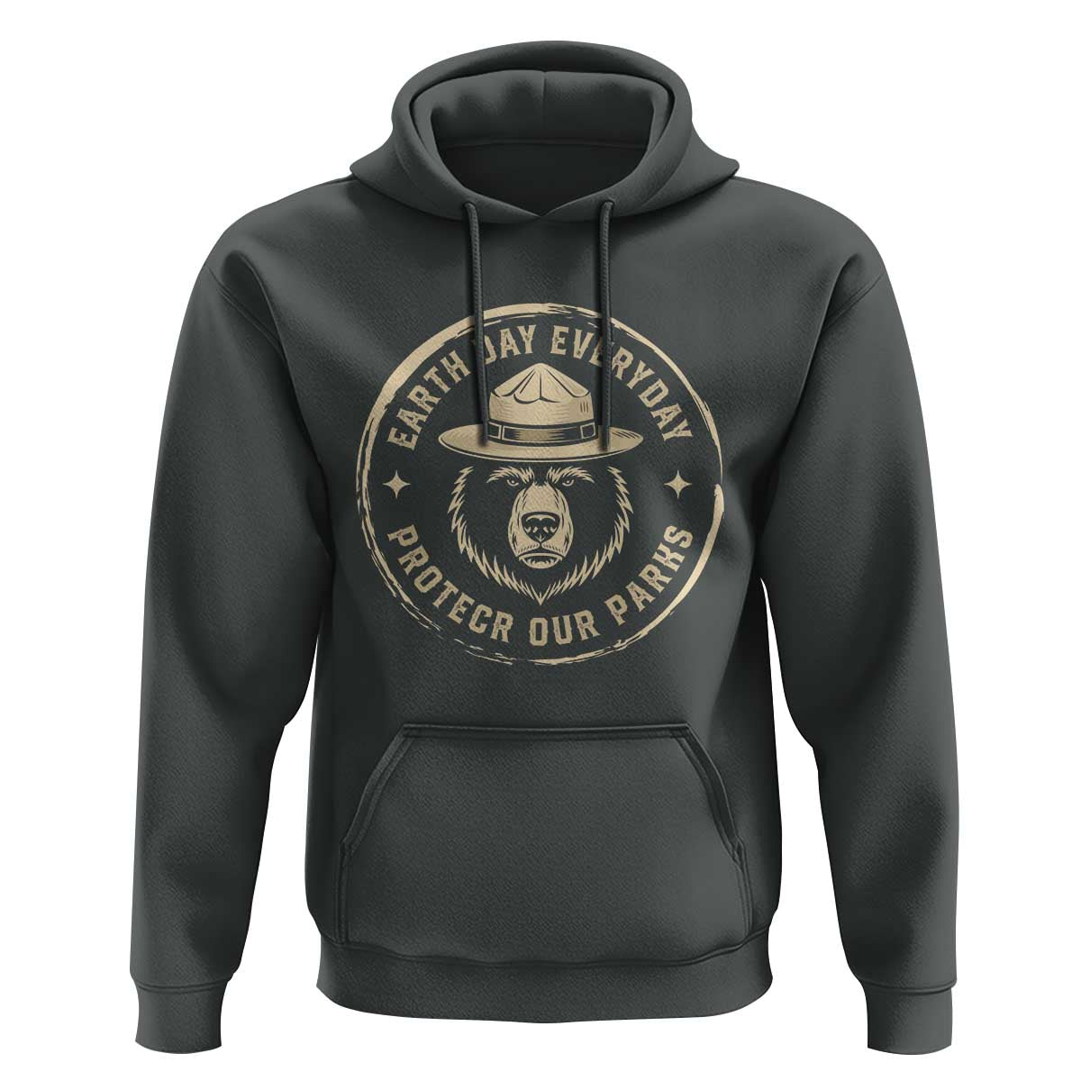Earth Day Protect Our Parks Hoodie Vintage Retro Bear