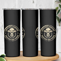 Earth Day Protect Our Parks Skinny Tumbler Vintage Retro Bear