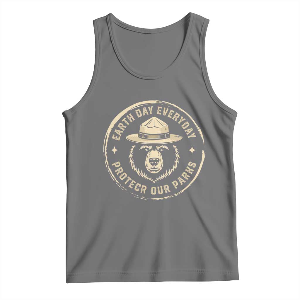 Earth Day Protect Our Parks Tank Top Vintage Retro Bear