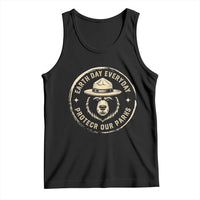 Earth Day Protect Our Parks Tank Top Vintage Retro Bear