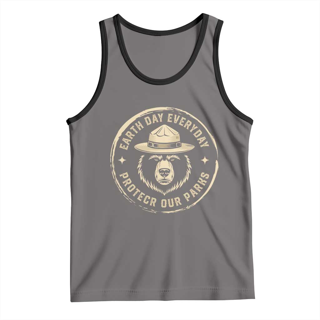 Earth Day Protect Our Parks Tank Top Vintage Retro Bear