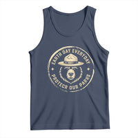 Earth Day Protect Our Parks Tank Top Vintage Retro Bear