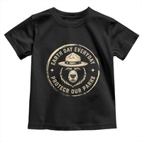 Earth Day Protect Our Parks Toddler T Shirt Vintage Retro Bear