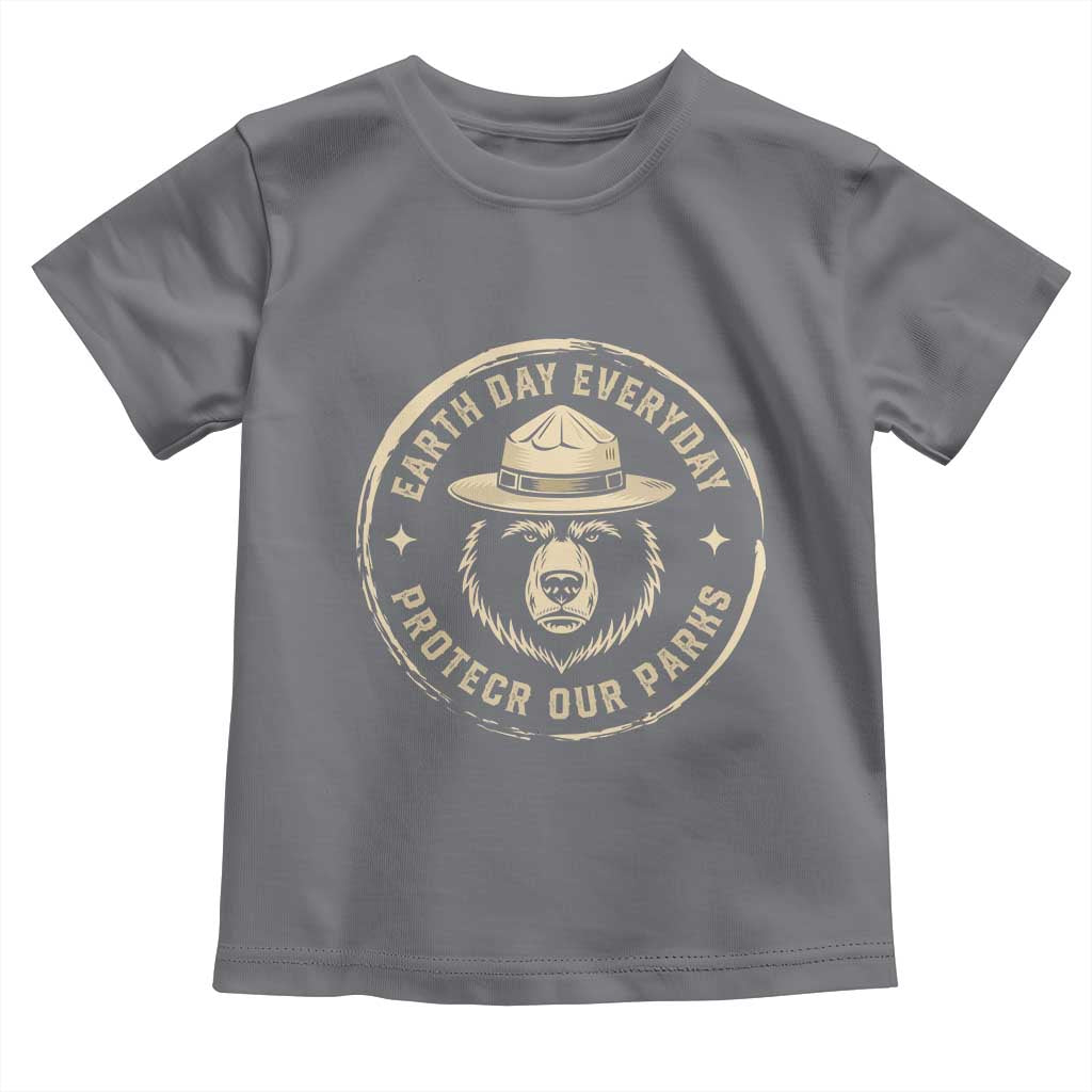 Earth Day Protect Our Parks Toddler T Shirt Vintage Retro Bear