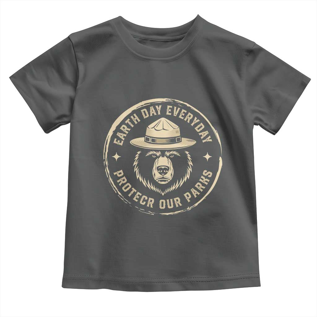 Earth Day Protect Our Parks Toddler T Shirt Vintage Retro Bear