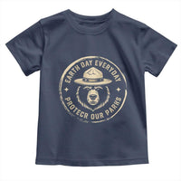 Earth Day Protect Our Parks Toddler T Shirt Vintage Retro Bear