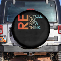 Environmental Activism Spare Tire Cover Recycle Reuse Renew Rethink Earth Day