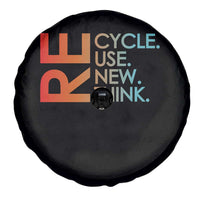 Environmental Activism Spare Tire Cover Recycle Reuse Renew Rethink Earth Day