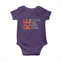 Environmental Activism Baby Onesie Recycle Reuse Renew Rethink Earth Day
