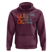 Environmental Activism Hoodie Recycle Reuse Renew Rethink Earth Day