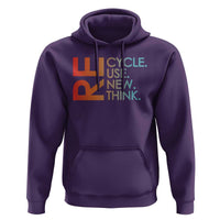 Environmental Activism Hoodie Recycle Reuse Renew Rethink Earth Day