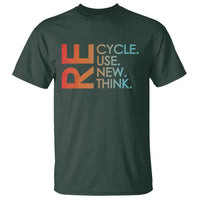 Environmental Activism T Shirt Recycle Reuse Renew Rethink Earth Day