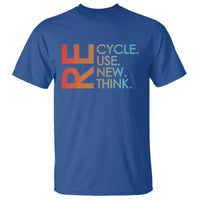 Environmental Activism T Shirt Recycle Reuse Renew Rethink Earth Day