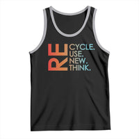 Environmental Activism Tank Top Recycle Reuse Renew Rethink Earth Day