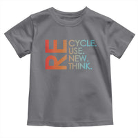 Environmental Activism Toddler T Shirt Recycle Reuse Renew Rethink Earth Day