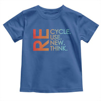 Environmental Activism Toddler T Shirt Recycle Reuse Renew Rethink Earth Day
