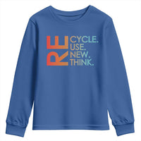 Environmental Activism Youth Sweatshirt Recycle Reuse Renew Rethink Earth Day