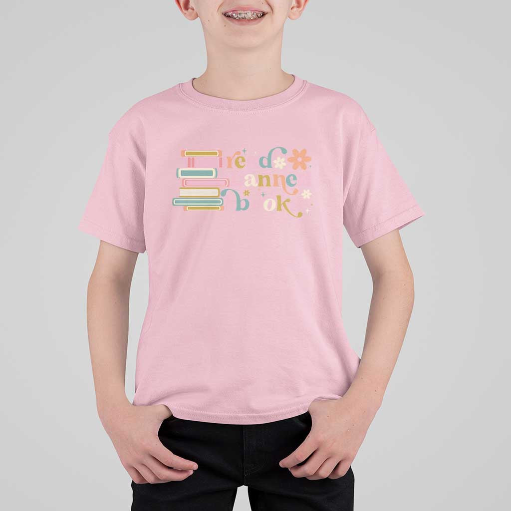 Vintage Read Banned Books T Shirt For Kid - Wonder Print Shop