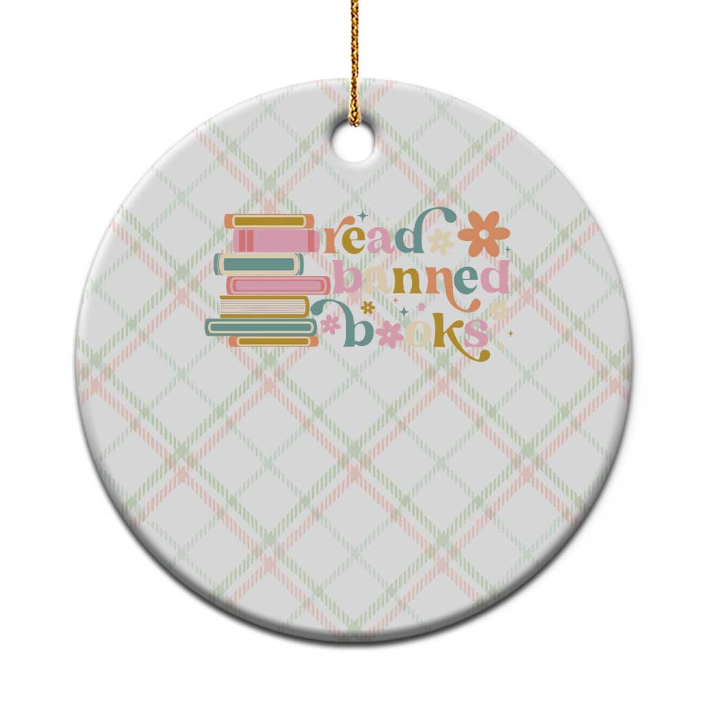 Vintage Read Banned Books Ceramic Ornament - Wonder Print Shop