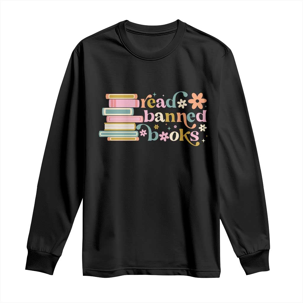 Vintage Read Banned Books Long Sleeve Shirt - Wonder Print Shop