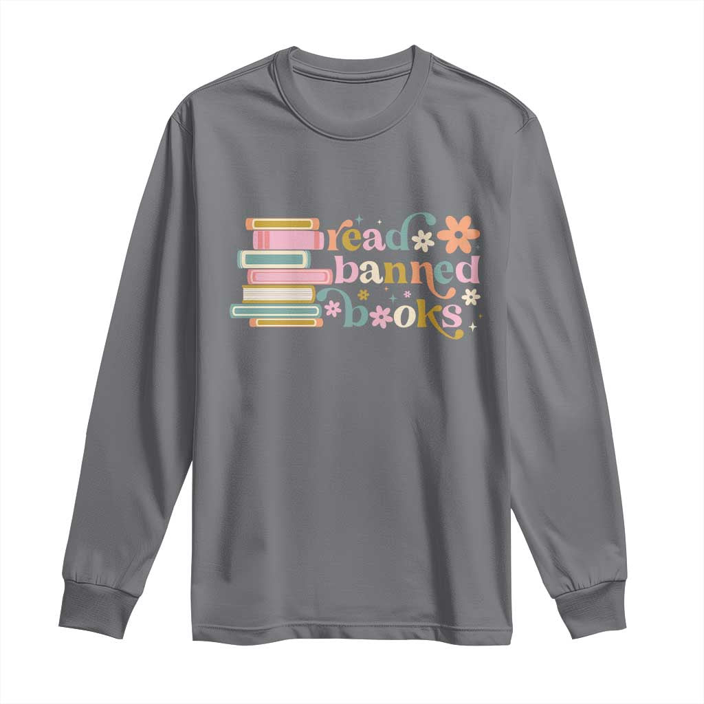 Vintage Read Banned Books Long Sleeve Shirt - Wonder Print Shop