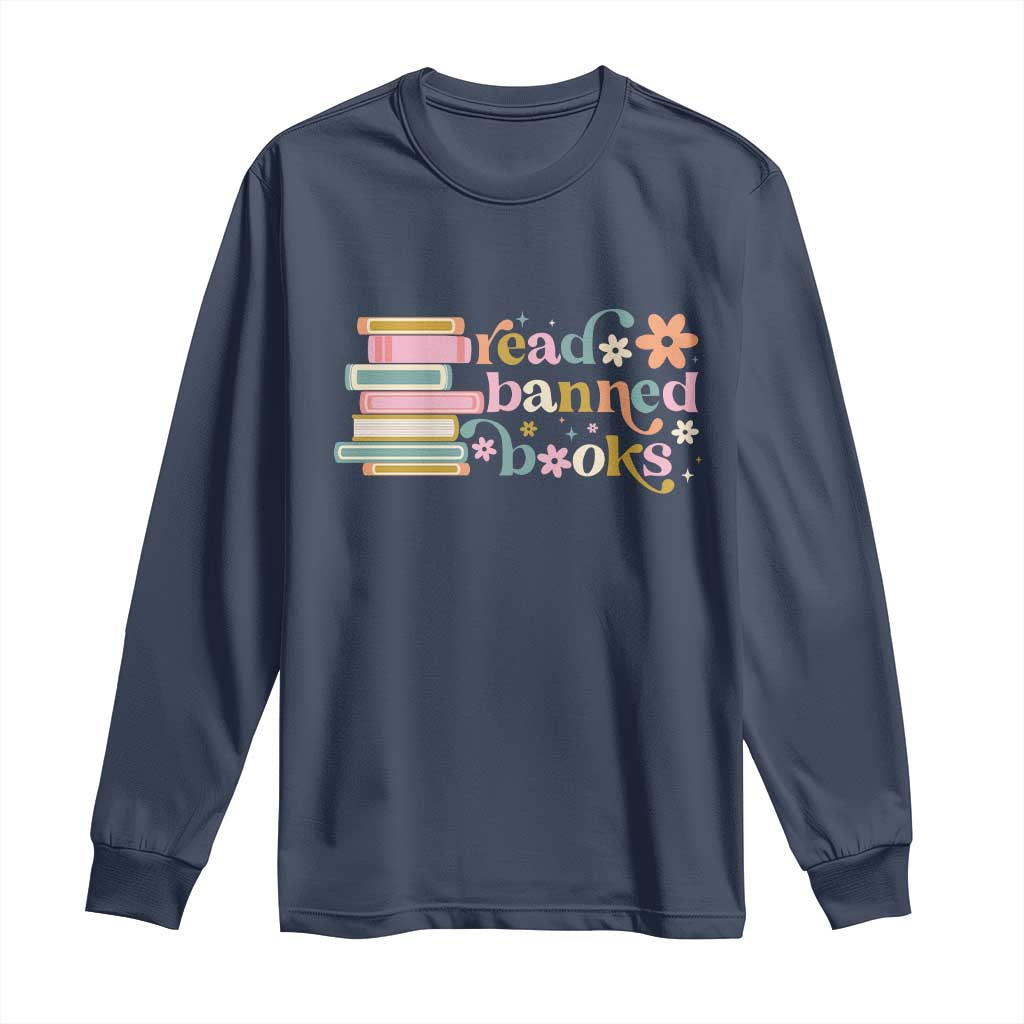 Vintage Read Banned Books Long Sleeve Shirt - Wonder Print Shop