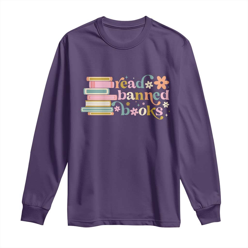 Vintage Read Banned Books Long Sleeve Shirt - Wonder Print Shop