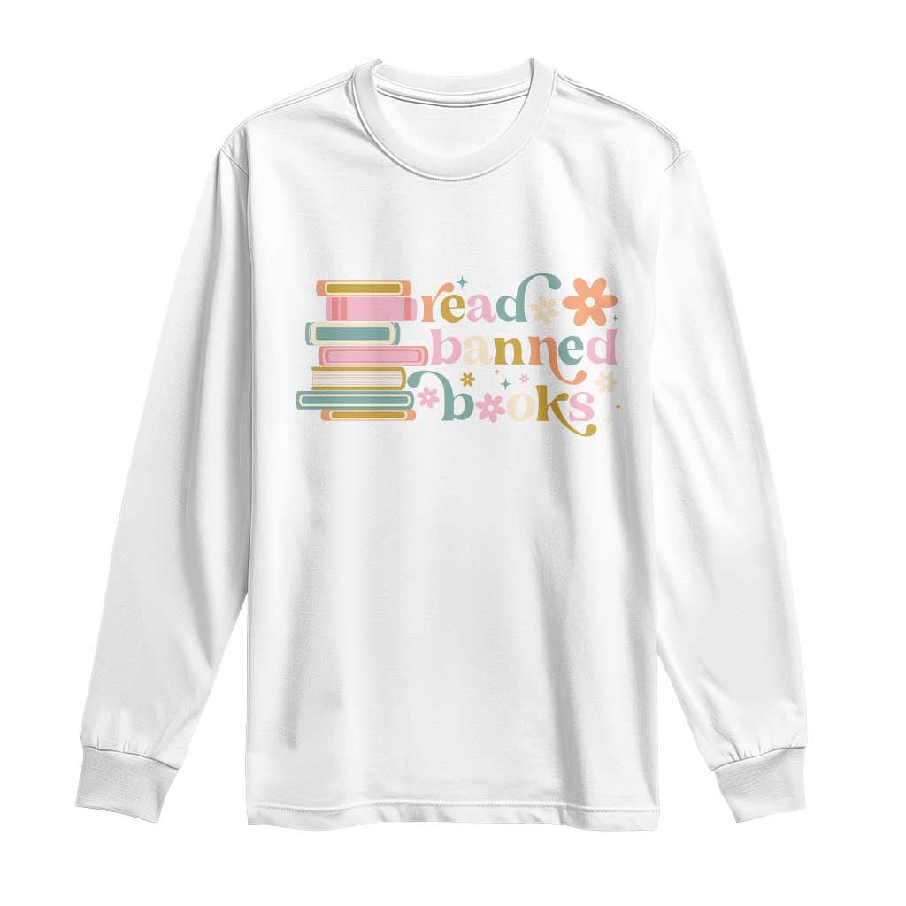 Vintage Read Banned Books Long Sleeve Shirt - Wonder Print Shop