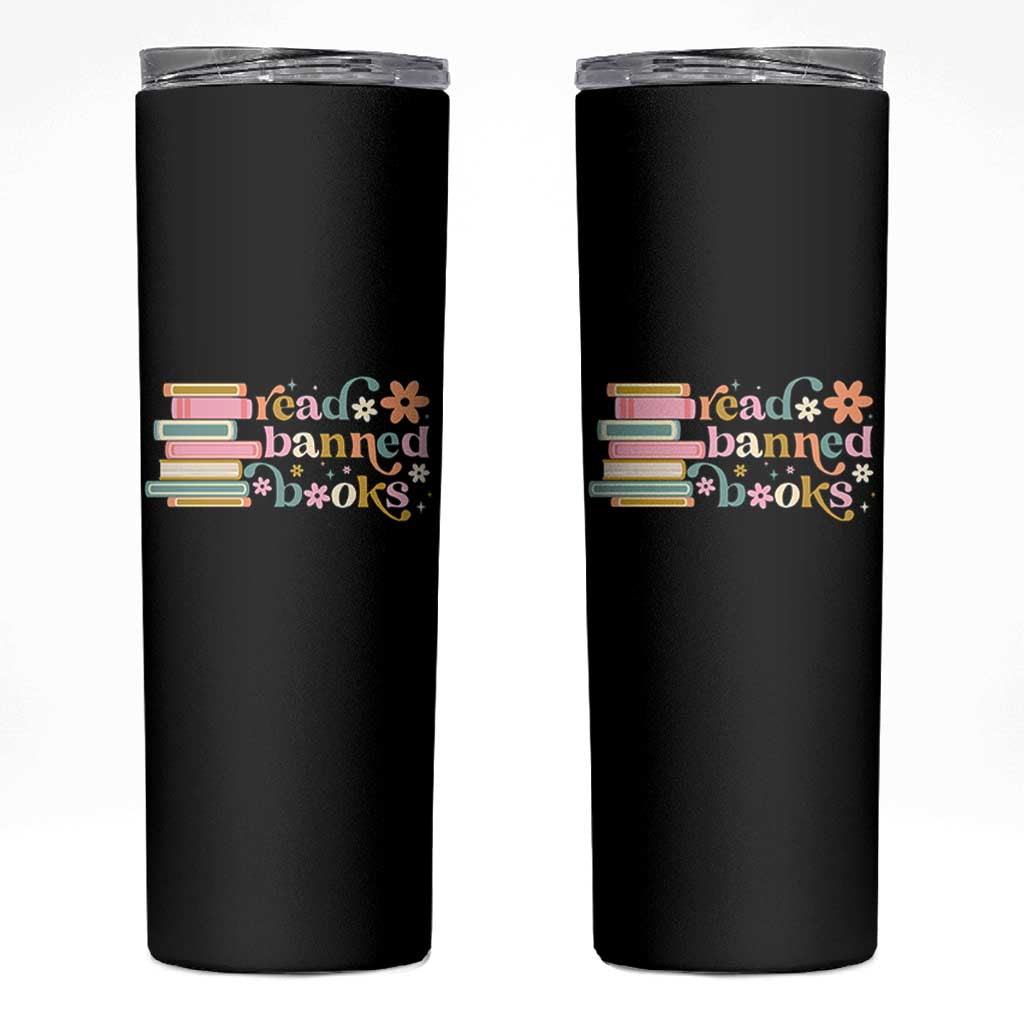 Vintage Read Banned Books Skinny Tumbler - Wonder Print Shop