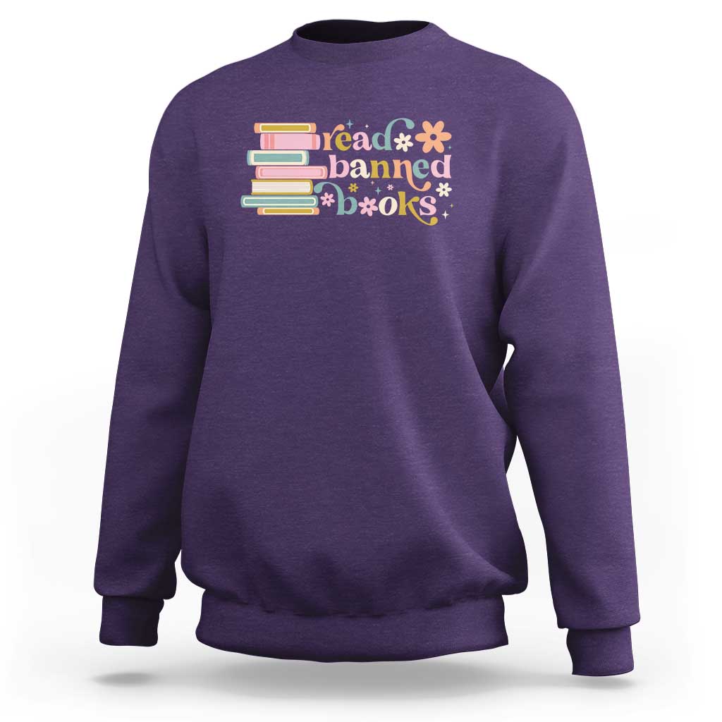 Vintage Read Banned Books Sweatshirt - Wonder Print Shop