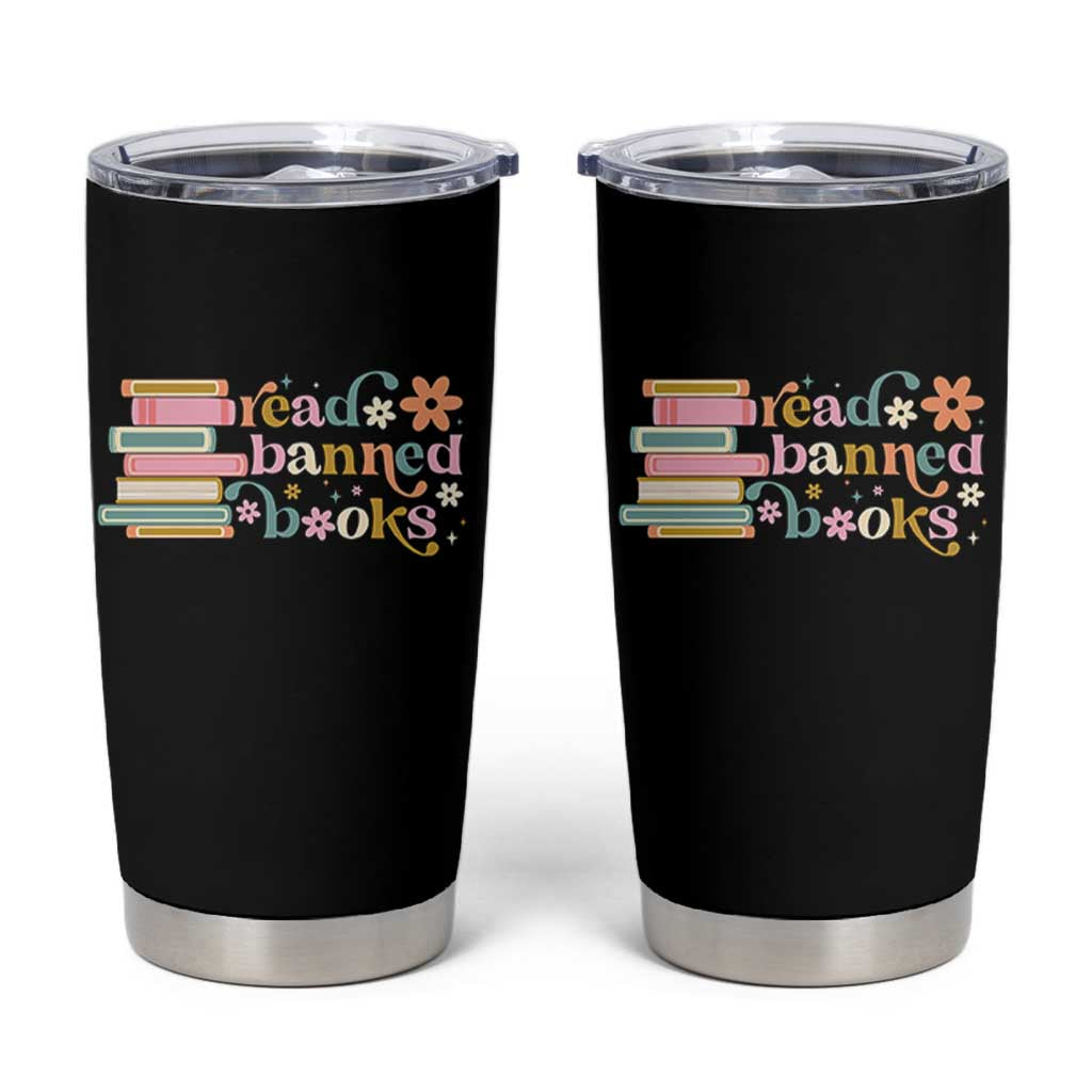 Vintage Read Banned Books Tumbler Cup - Wonder Print Shop