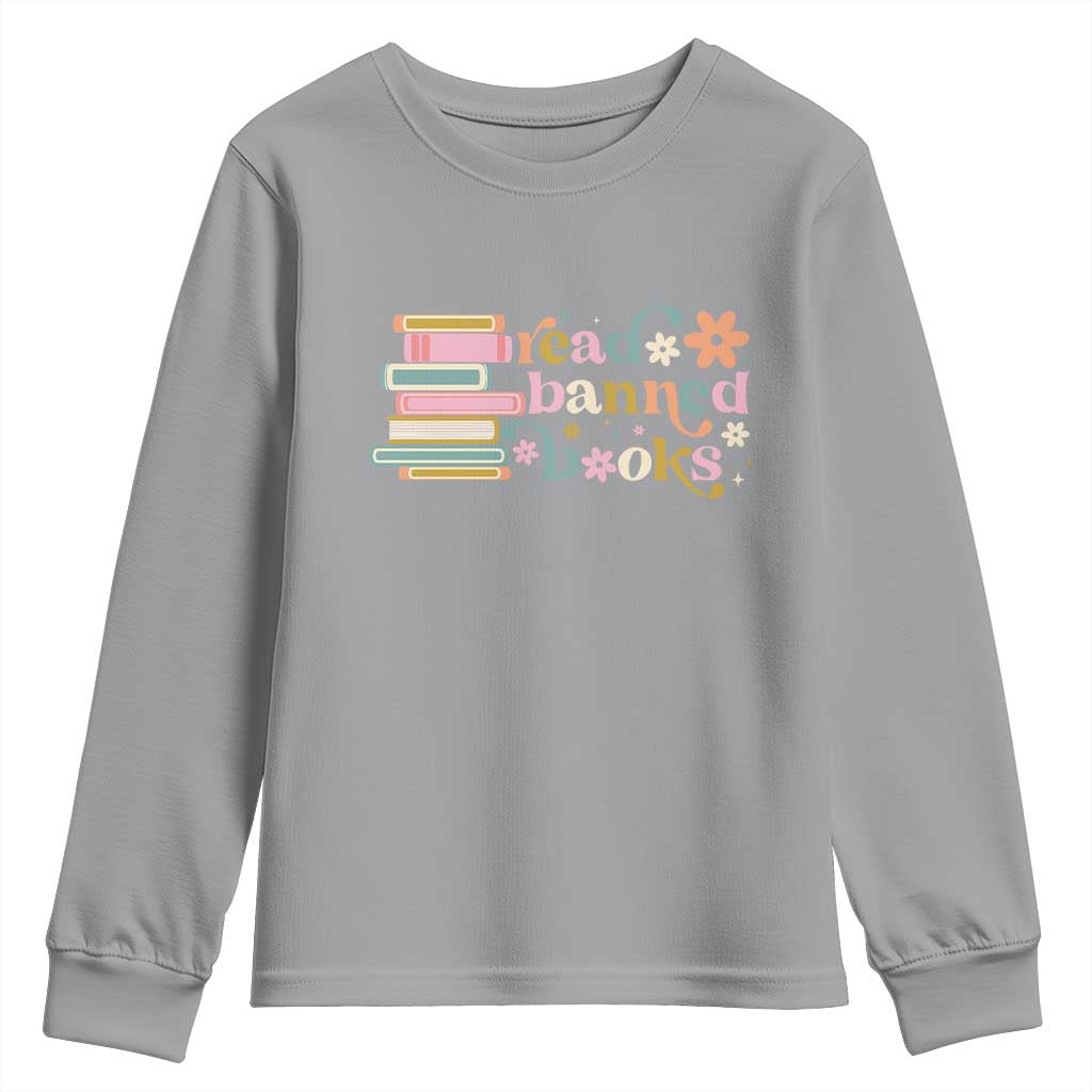 Vintage Read Banned Books Youth Sweatshirt - Wonder Print Shop